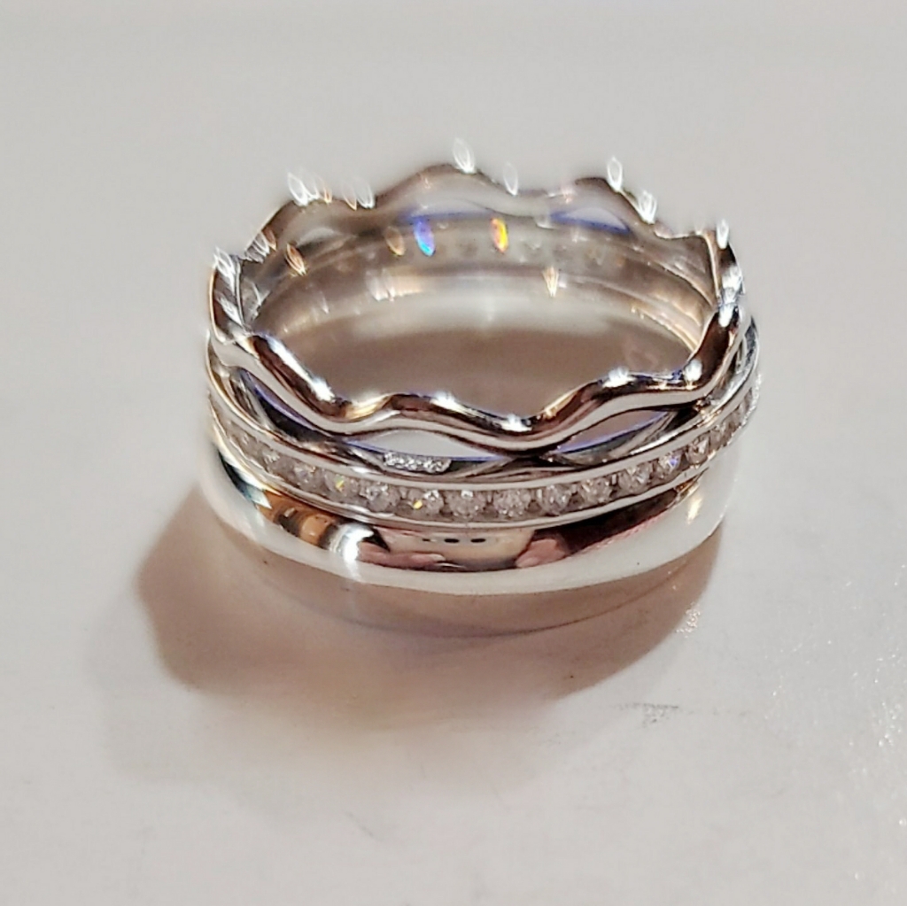 Sterling Silver Toe Rings Finger Ring Size 4